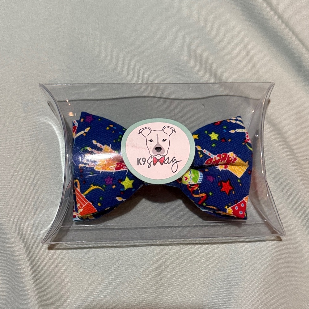 K9 Swag Dog Birthday Bow Tie